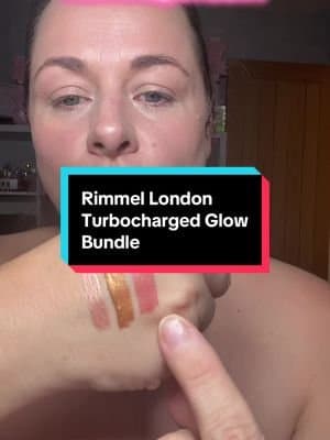 I’m obsessed with these! The glow is unreal! @rimmellondon #tiktokmademebuyit #blackfriday #makeup #beauty #christmasgift