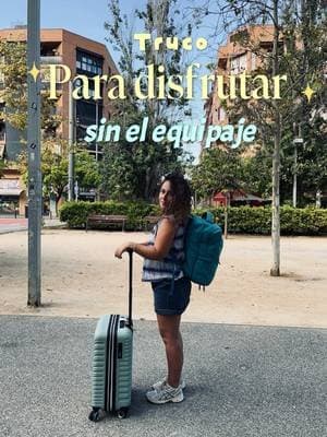 #ad ✈️ Estaba cansada de no poder aprovechar los viajes al completo por ir cargada con el equipaje el último día. Ahora
