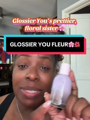 Glossier You… but she bought herself flowers. 🌸💜 @Glossier #Glossier #GlossierYouFleur #GlossierYouprettierflorasister #tiktokbacktoschool #tiktokshopcreatorpicks