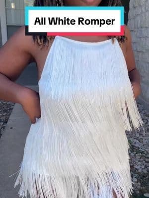 Isn’t this cute for Brides? #tiktokshop #bachelorette #allwhite #brides #bridesoftiktok #romper