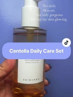 I have been trying the @SKIN1004 US Skin1004 Centella four piece daily set and I am honestly impressed. The cleanser feels gentle and clean. The toner leaves my skin calm and balanced. The ampoule gives that hydrated glow without any heaviness. The cream locks everything in and keeps my skin smooth all day. If your skin is sensitive or easily irritated this routine is such a good fit. The textures stay light and the formulas stay simple which is why people love this line. The Black Friday sale on TikTok is live and the savings are real. If you want a full routine that works this is the moment to grab it. I am showing each product so you can see exactly what the set includes and how it fits together. Hashtags #skin1004, #centella, #skincaretok, #tiktokmademebuyit, #kbeauty