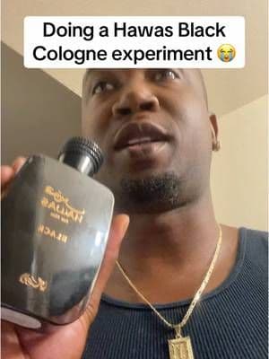 Doing a Hawas Black Cologne experiment 😭 #realreview #fresh #clean #masculine #luxury #10outof10 #hawasblack #ttsbeautybesties #FanttikStyle #GiftGuide #TreasureFinds #viral #fyp #tiktokshopcybermonday