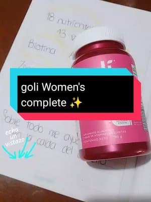 porque tú cuerpo necesita energía y bienestar ✨ goli Women's complete . . . #tiktokshop #goli #shoptoker #regresoaclases