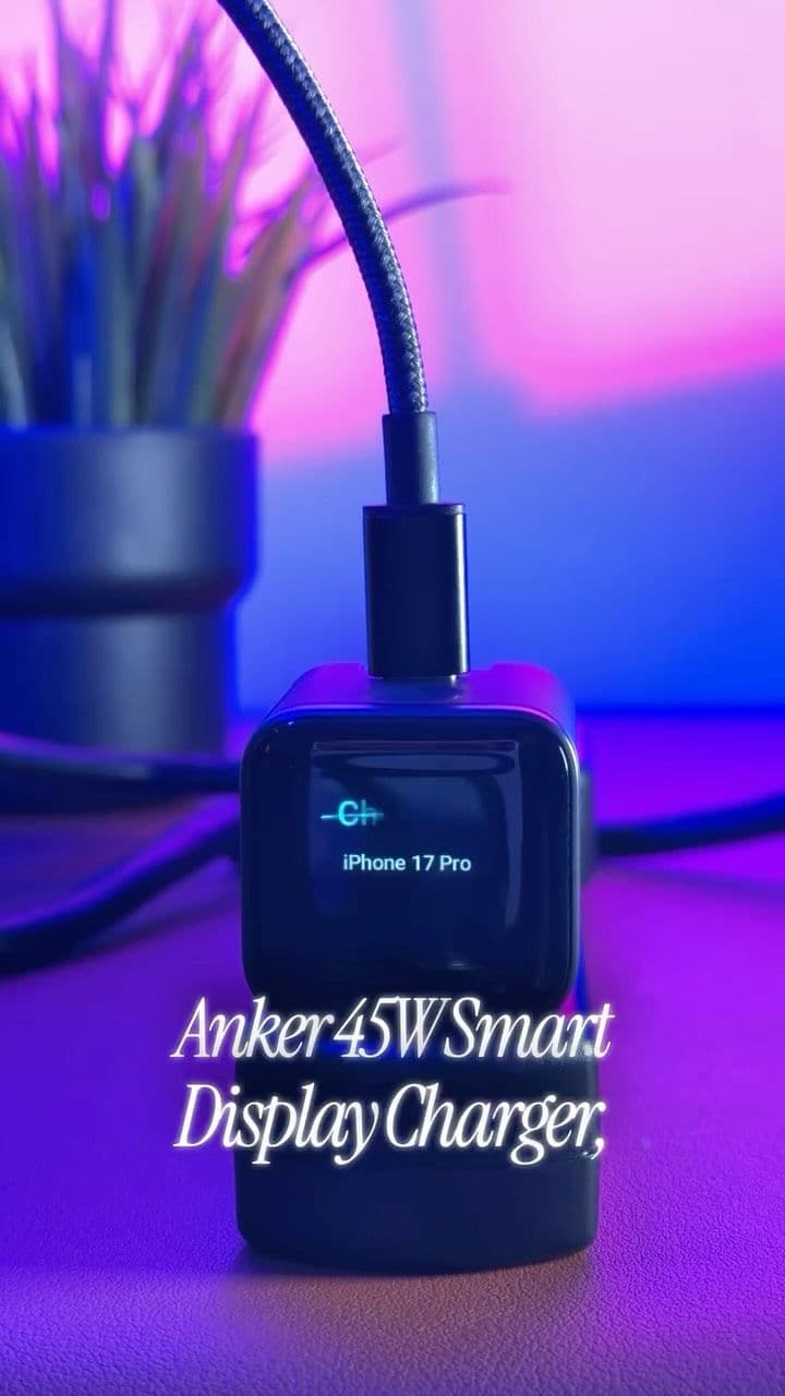 This Charger Has a Personality 🤯 | Anker 45W Smart Display Charger
Anker 45W Smart Display Charger — the charger that