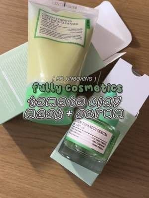 unboxing @fully___global's Green Tomato Clay Mask & Serum! available on Amazon US and YesStyle (links in bio) 🤍 #FULLY #FullySkincare #GreenTomatoClayMask #fullygreentomatoclaymaskcleanser #poremask #koreanskincare #kbeauty #koreanskincare #foryou #yesstyleinfluencers #skincare #kbeautyskincare #viralskincare #fullycosmetics #unboxing #skincareunboxing #t6hrus #unboxingpr #unboxingkoreanskincare #prpackage