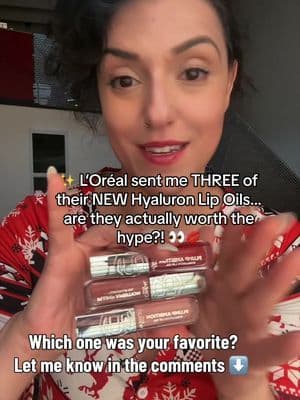 POV: You open a PR package and it’s THREE of the new @loréal paris usa Hyaluron Lip Oils. 😍💖 These are giving juicy shine, lightweight hydration, and lips that look instantly fuller without feeling sticky. Come swatch all 3 shades with me and tell me… which one are you adding to cart first? 💄✨ 💗 Which shade is your favorite? Drop the number below! 👇 #giftedbylorealparis #grwm #LorealPartner #PRGifted #lipoil