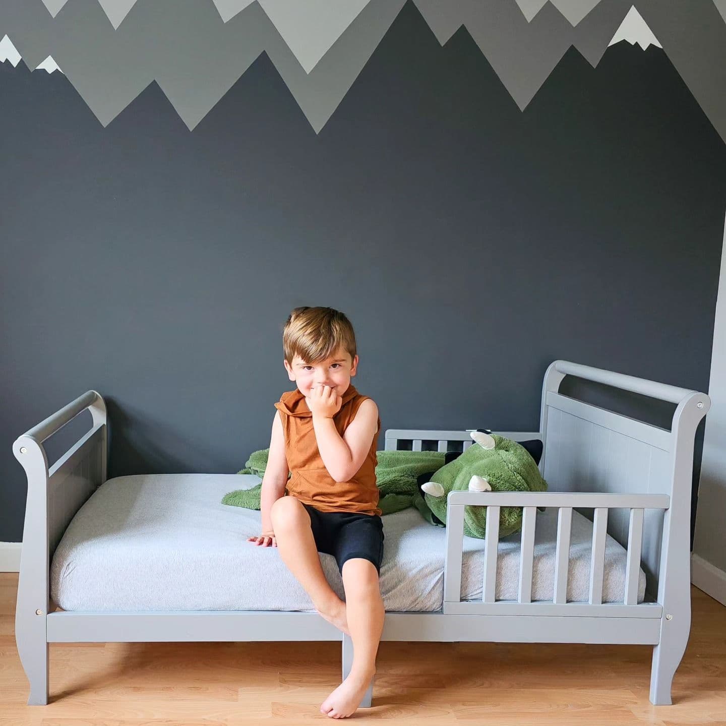 Big boy bed for my big boy π₯Ίπ
Getting Jesse to sleep through the night is still a challenge. Sleep problems are very
