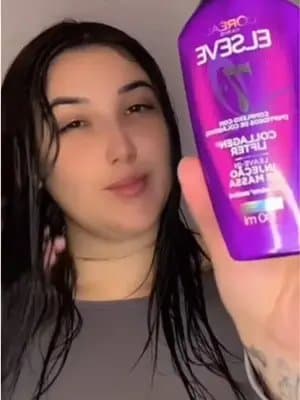 @L'Oréal Paris Brasil apaixonada por esse Sérum Elseve Colágeno Lifter 🤍💜 #lorealparis #cabelo #cuidadoscomcabelo #creatorsearchinsights #tiktokshop