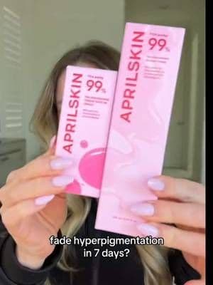 hyperpigmentation who? @APRILSKIN USA #APRILSKIN #spicyjellyserum #glazedcreamytoner #darkspotserum #darkspotmilkytone