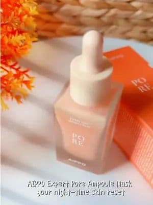 Been using this orange magic 🍊 — the AIPPO Expert Pore Ampoule Mask! Tightens pores, smooths skin & gives that glow overnight 🌙💧#ad If you’re shopping on YesStyle, use my code HRWD0402STD 💚 #YesStyle #AIPPO #UGCcommunity #SkincareTikTok