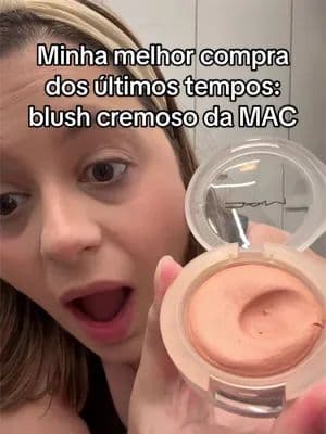 Esse blush cremoso AND iluminador foi minha melhor compra dos últimos tempos! Aprovadissimo! #mac #makeup #blushcremoso #tiktokshop @MAC Cosmetics Store