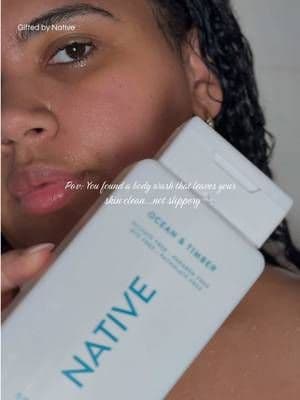 Native sent me this body wash to try, and I love that it rinses clean. No heavy residue, just soft, fresh looking skin✨🛁🫧@influenster @Native #complimentary #GiftedByNative #NativeOceanTimberBodyWash