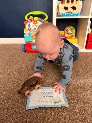 Not every toy becomes that toy… but this one did 🥹🦔 Prickles from Jaques has honestly come everywhere with us today, and I wasn’t expecting him to love it this much 🤍 You know when they just instantly connect with something… those are the toys that really stick I can already tell this is going to be a firm favourite for a long time ✨ https://upf.ai/xkb8pyc2 #ad” @jaquesoflondon @Jaques of London #pricklesthehedgehog #fypuk #mumsoftiktok