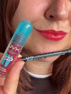 #AD ✨ My NYX lip combo for a glossy bold lip 💋 I used the NYX Professional Makeup Suede Matte Liner in Spicy with the NYX Professional Makeup Lip IV Hydrating Gloss Stain in Cranberry Splash, and I love how bold, shiny and finished it makes the whole look feel. If you NYX, you know. @nyxcosmetics_uk #1BillionCombos #1BillionLipCombos #IYNYK #IfYo