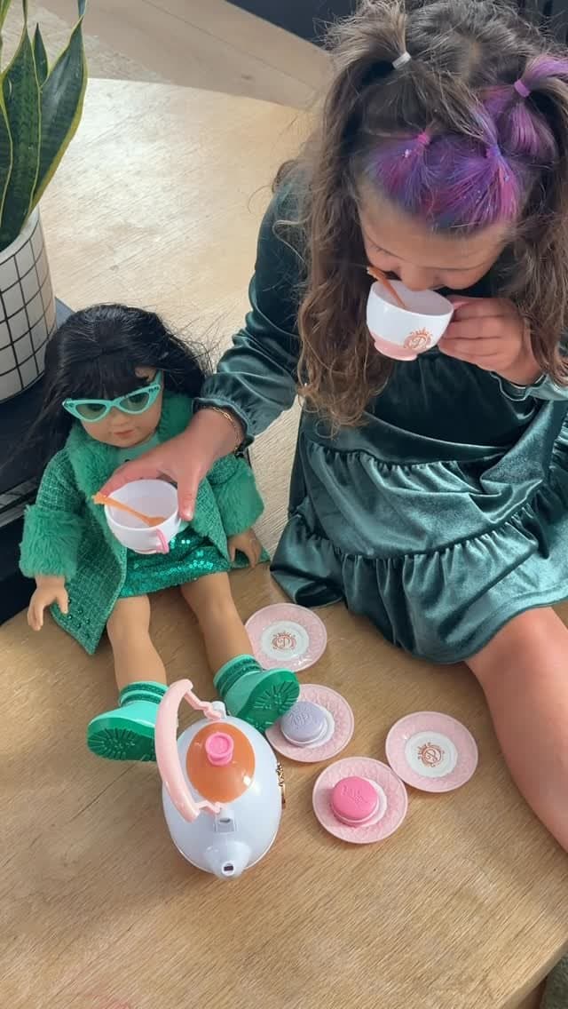 gifted by American Girl
This was a such a special birthday gift to my daughter. She has been loving to pretend play so