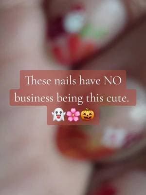 Apparently even the ghosts are having their cottagecore era. 👻🌸🎃 These @Curvlife nails are ridiculously cute, and I'm completely here for spooky season with a softer side. #curvlifenails #halloweennails #ghostnails #tiktokshopfalldealsforyou #tiktokshopblackfriday