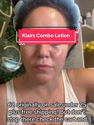 This is the new combo pack. It’s on sale a huge sale, but don’t stop there or click the car. Check that out and check out the shop. @dear, Klairs #sensativeskinapprovedproducts #tiktokshopholidayhaul #klairs #reducerednessonfacelotions #barriercream