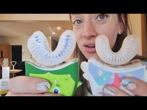 AutoBrush Double-Sided U-Shaped Nylon Brush Heads Kids Size Comparison | Ages 3-5 vs. 6-8