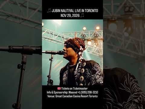 Jubin nautiyal live in Toronto presented by kabir entertainment