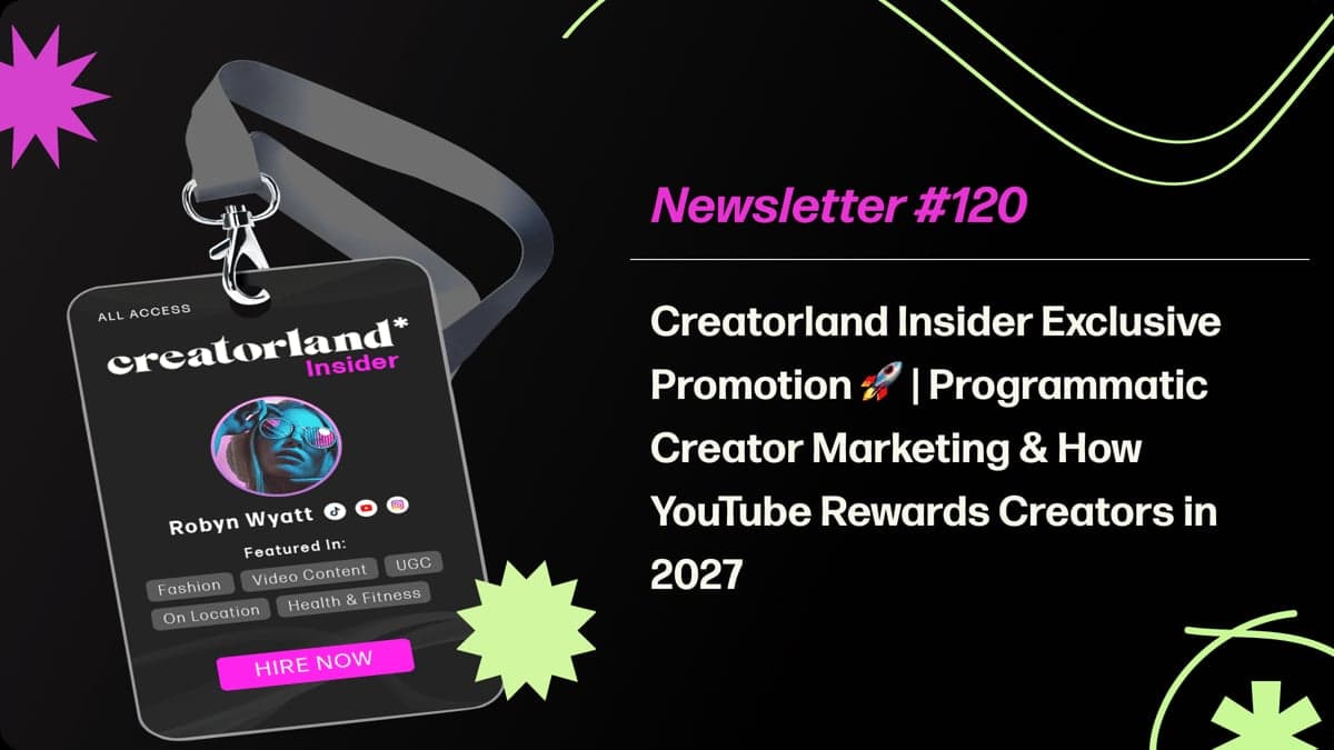 Meet Deal Radar: Find Brands Making Creator Deals and Pitch Them With Proof